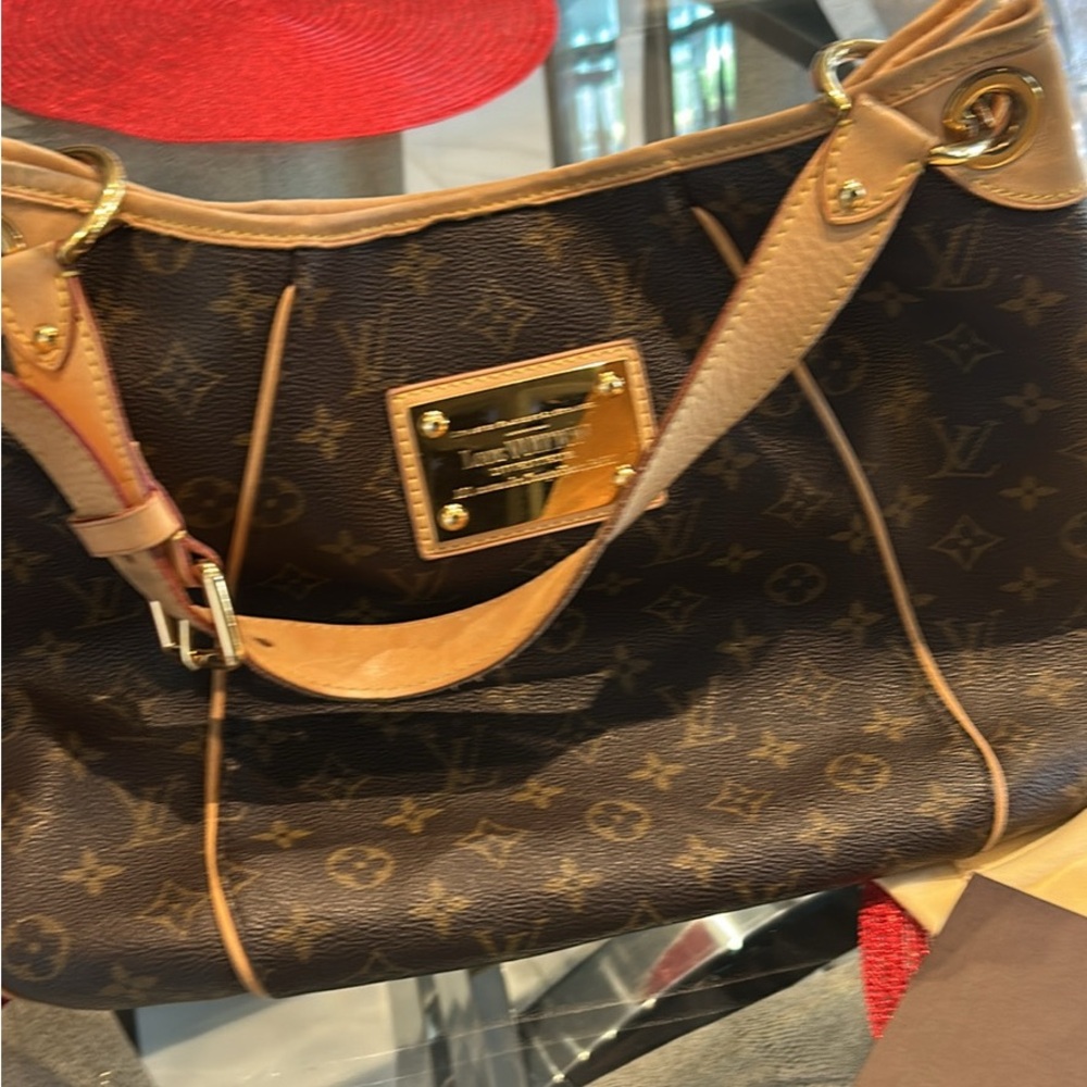 Louis Vuitton Brown Monogram Canvas Shoulder Bag